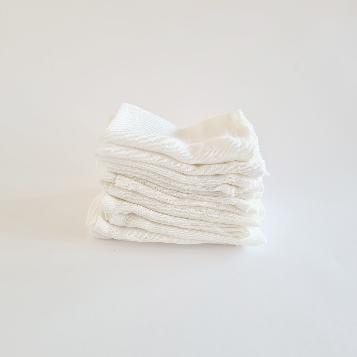 Organic Cotton Muslin Face Cloths